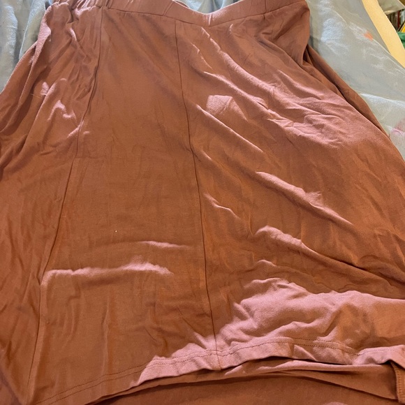 1X GIULIANA RANCIC ❤️💋FUN SEXY FLIRTY SKIRT💋❤️SIZE COLOR DUSTY PINK MAUVE 563 - Picture 3 of 8